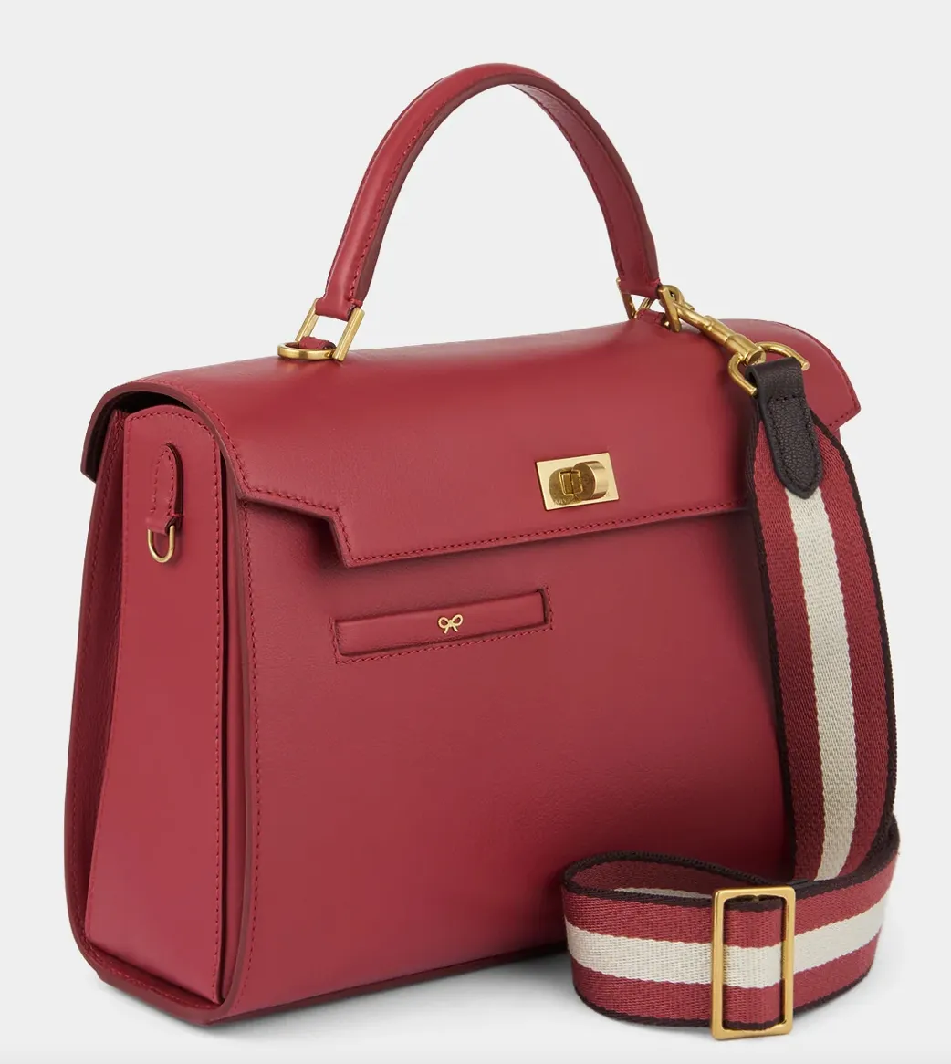 Anya Hindmarch Damson Mortimer Top Handle