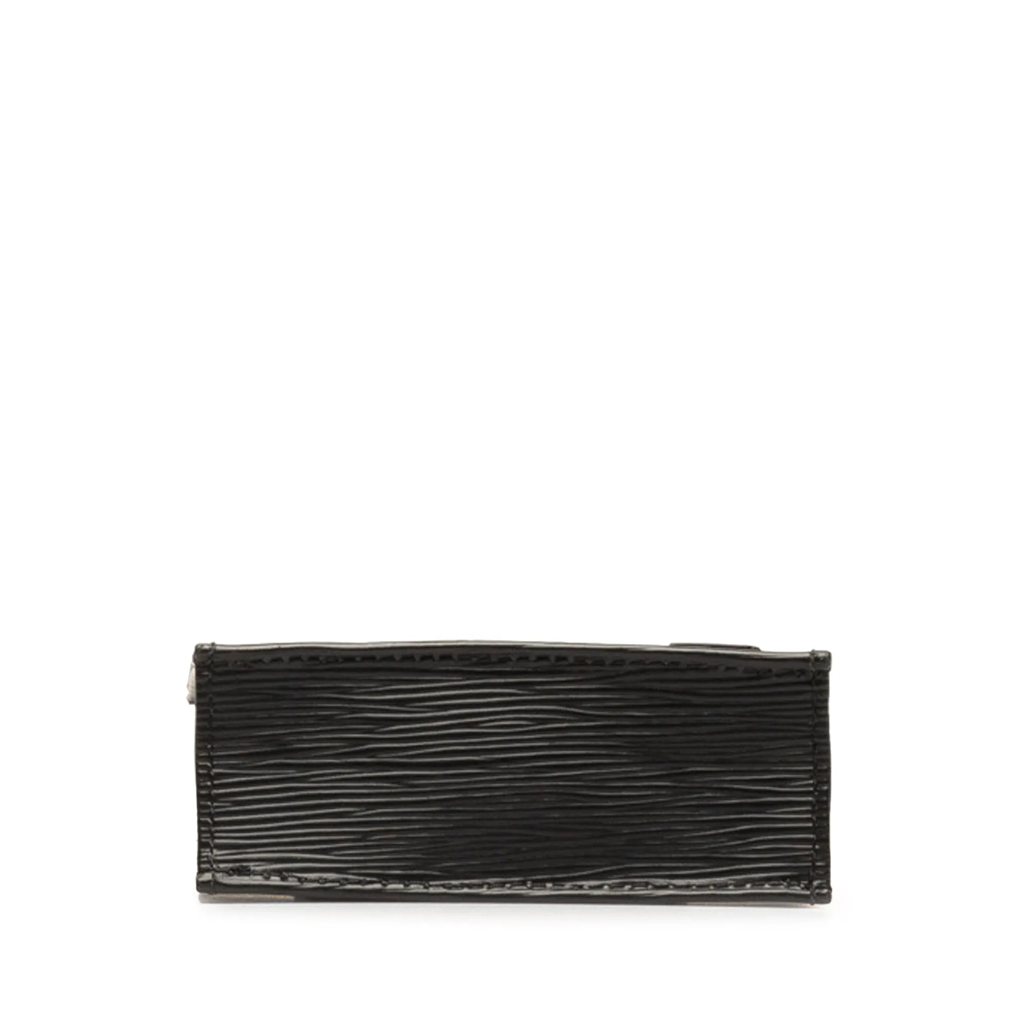 Black Louis Vuitton Epi Petit Sac Plat Satchel