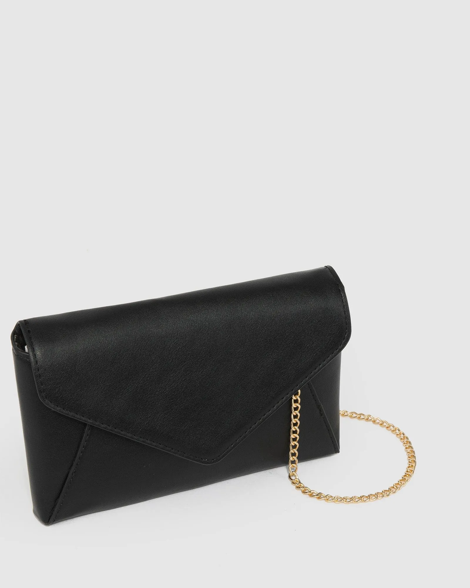 Black Matilde Envelope Clutch Bag