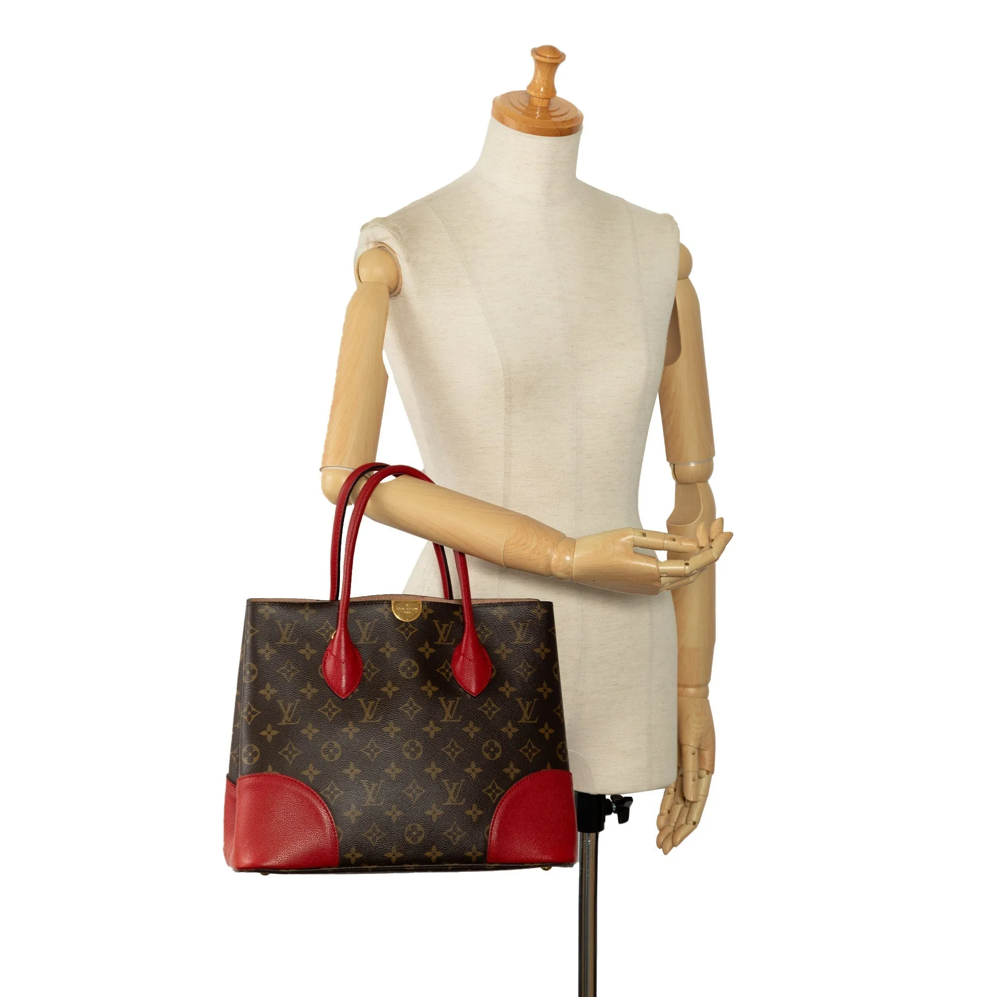 Brown Louis Vuitton Monogram Flandrin Satchel