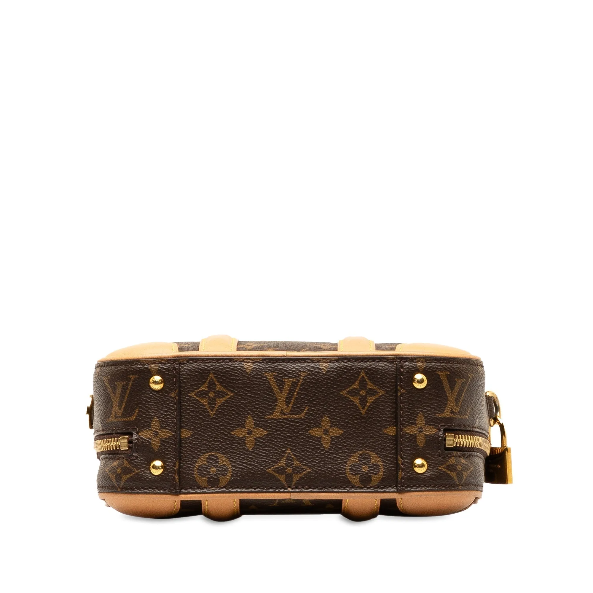 Brown Louis Vuitton Monogram Valisette BB Satchel