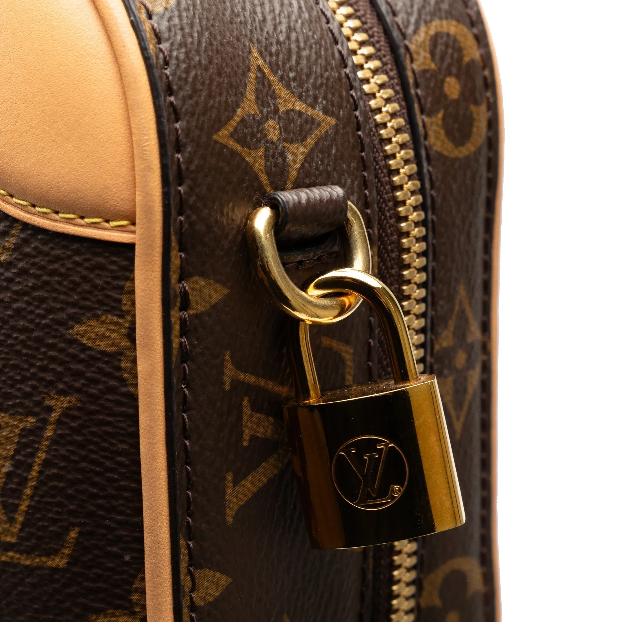 Brown Louis Vuitton Monogram Valisette BB Satchel