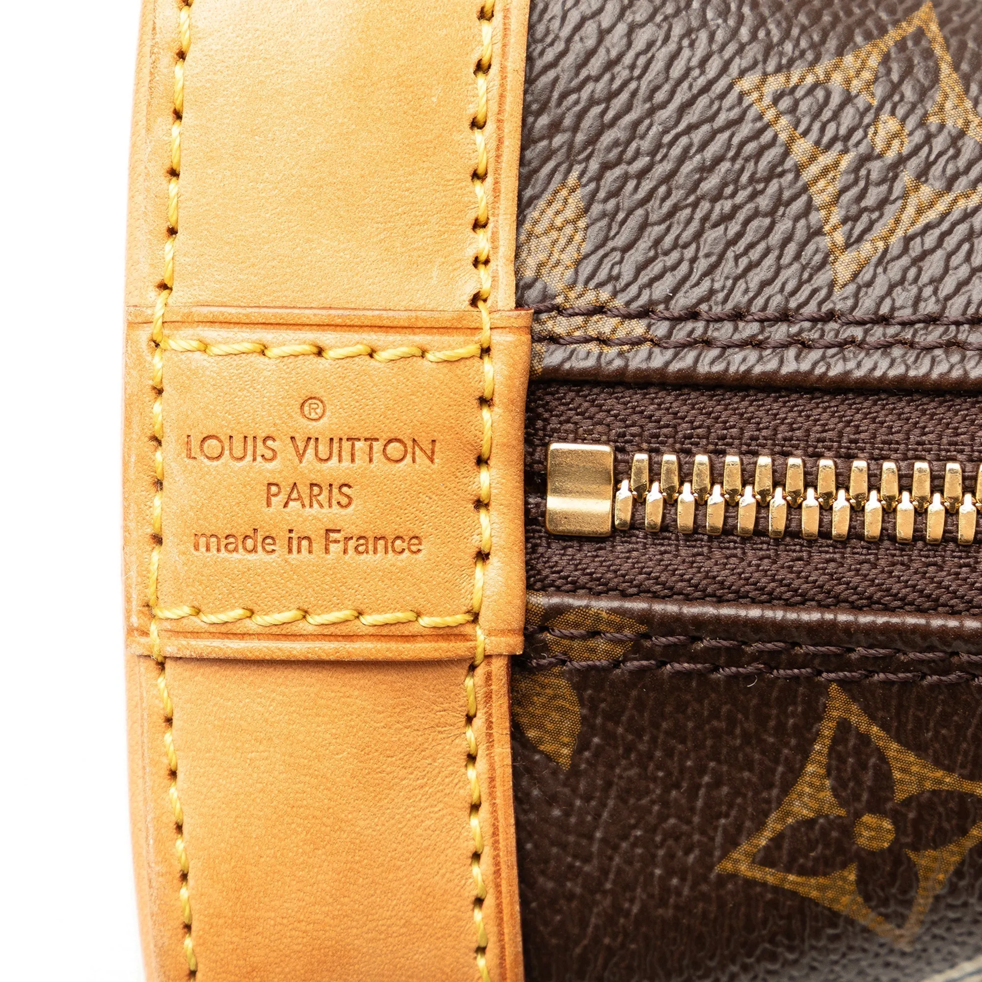 Brown Louis Vuitton Monogram World Tour Alma BB Satchel