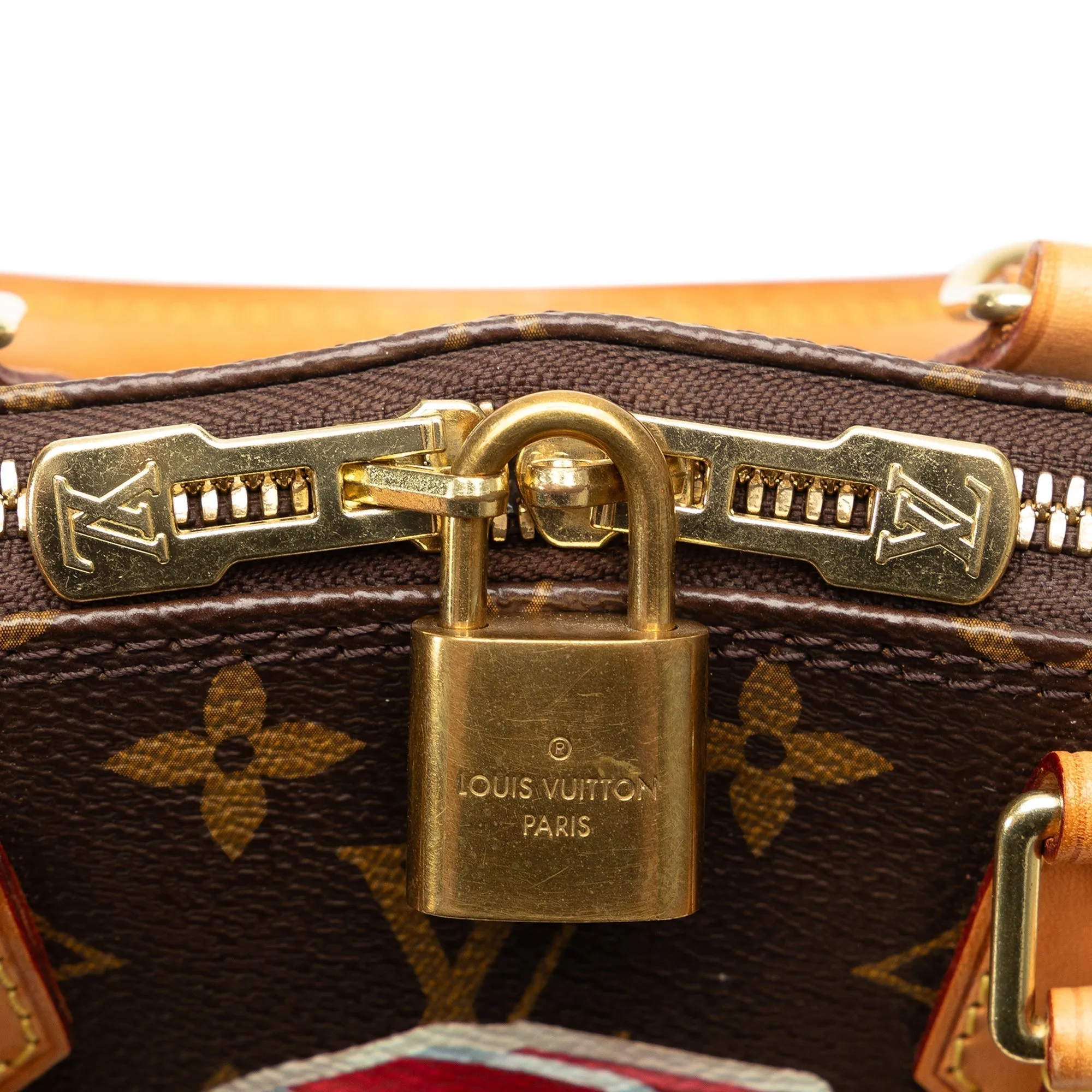 Brown Louis Vuitton Monogram World Tour Alma BB Satchel
