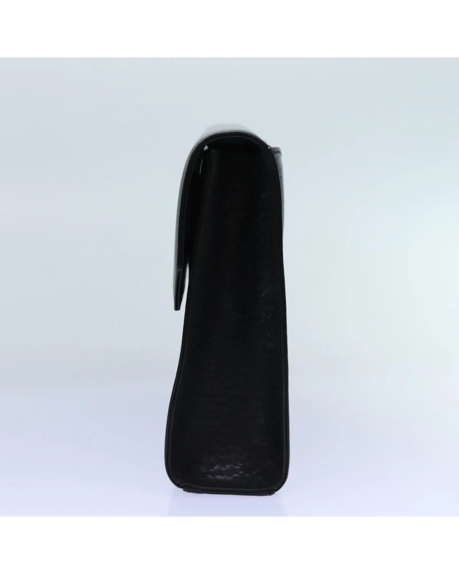 Burberry Leather Envelope Clutch Black