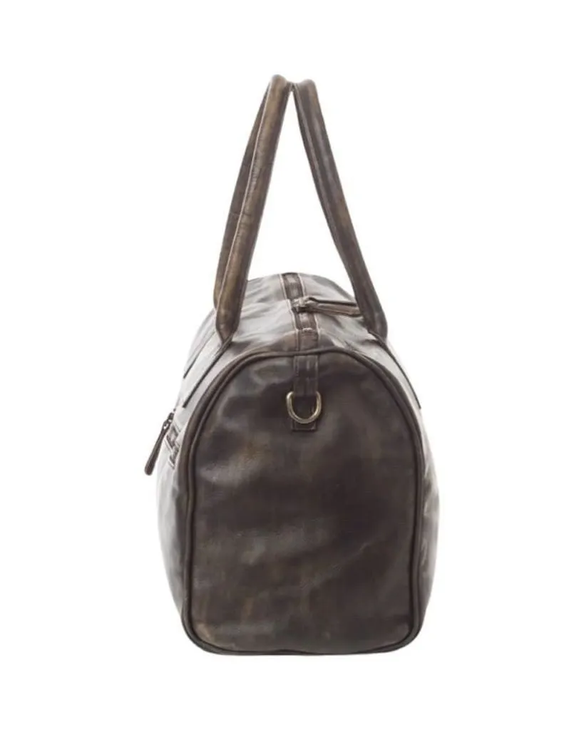 BZNA Bag Antonio Vintage Wino Rot Italy Designer Weekender  Reise Tasche Handtasche Schultertasche Leder Shopper Neu