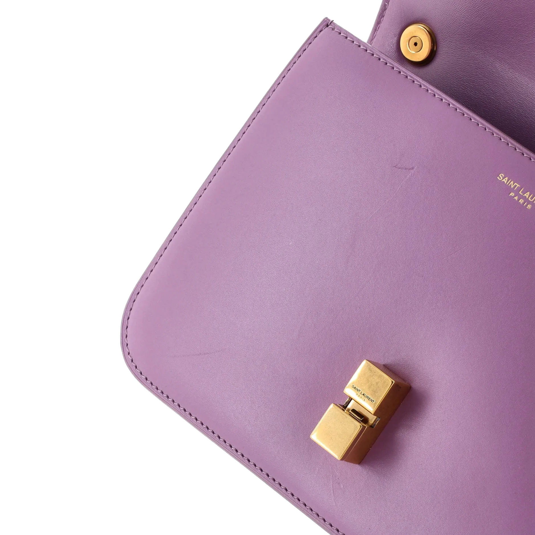 Carre Satchel Leather Medium