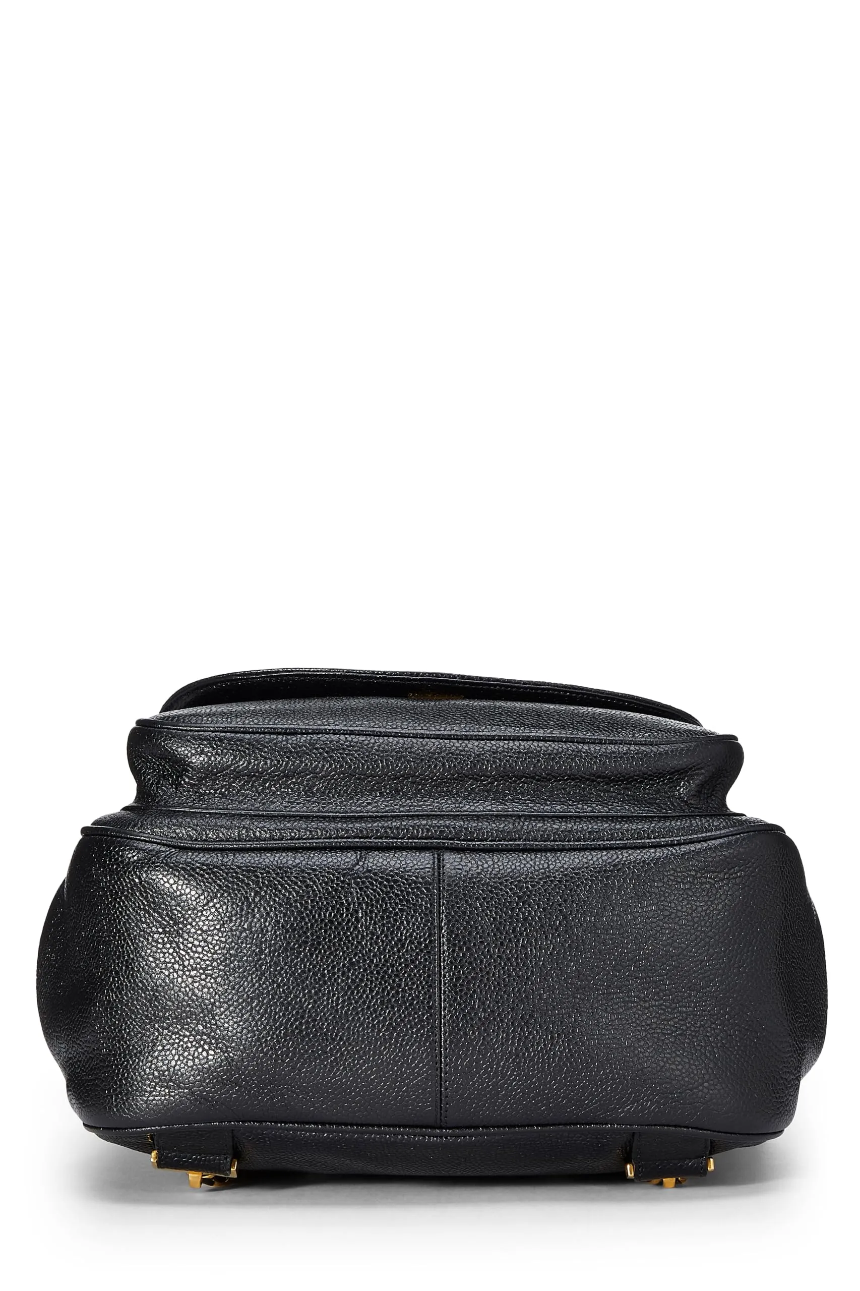 Chanel,  Black Caviar Backpack Medium, Black