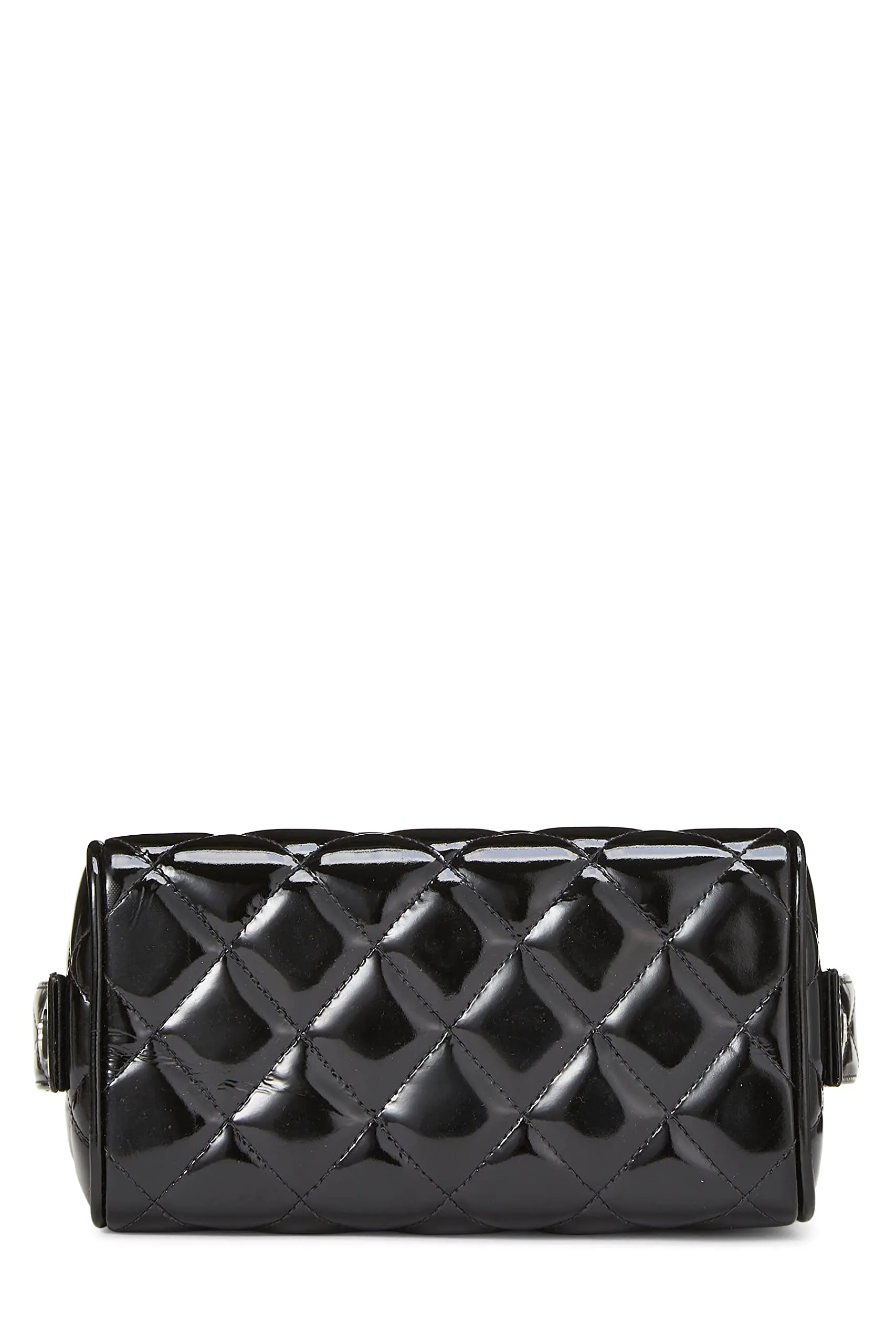 Chanel,  Black Patent Leather Box Bag, Black