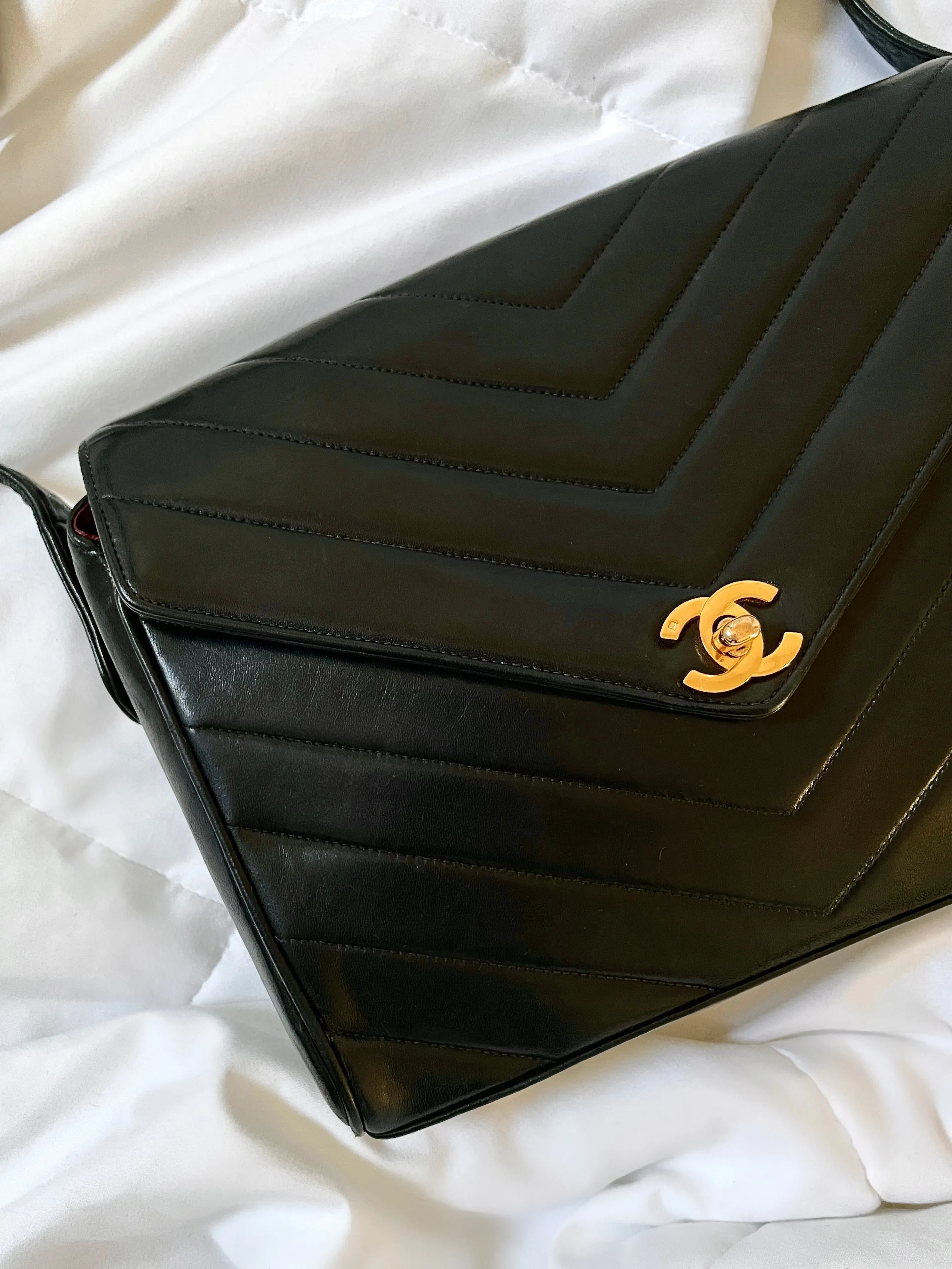 Chanel Envelope Turnlock Bag