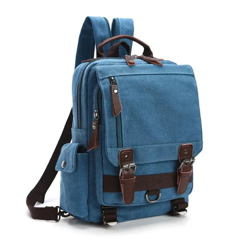 Daypack Cool Backpacks MWCBSF03 Canvas Travel Multifunctional Shoulder Bag
