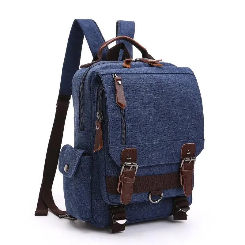 Daypack Cool Backpacks MWCBSF03 Canvas Travel Multifunctional Shoulder Bag