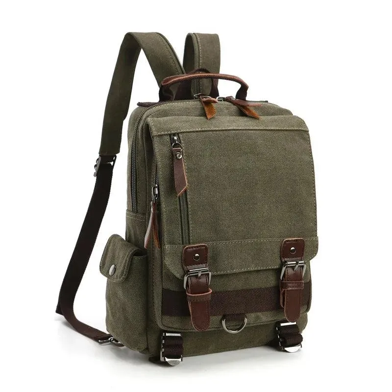 Daypack Cool Backpacks MWCBSF03 Canvas Travel Multifunctional Shoulder Bag