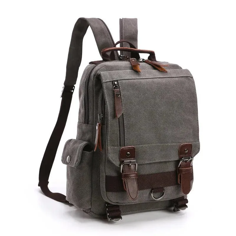 Daypack Cool Backpacks MWCBSF03 Canvas Travel Multifunctional Shoulder Bag