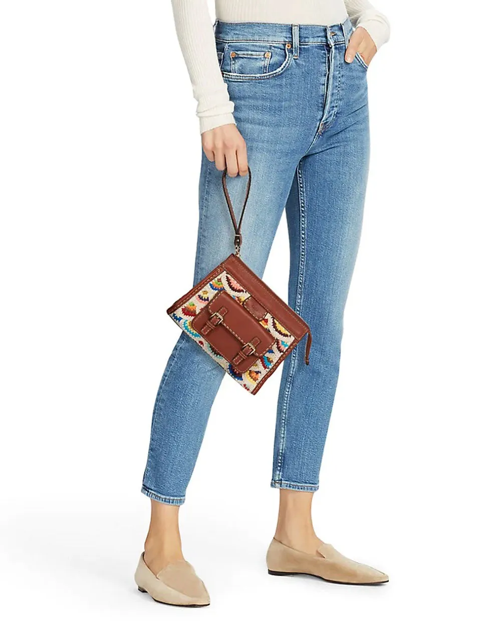 Edith Knit Pouch in Multicolor