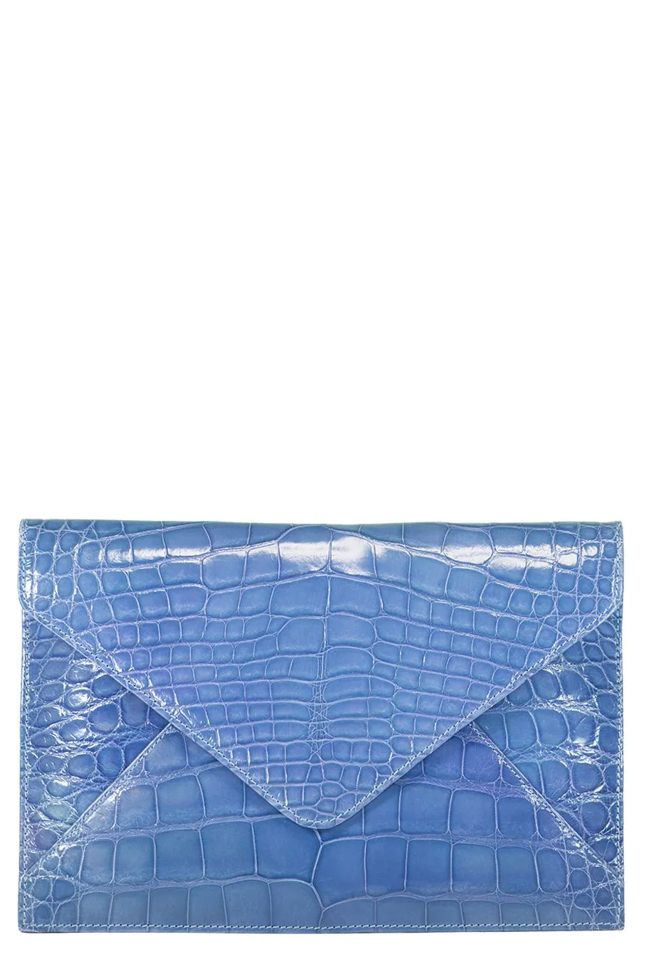 Envelope Clutch - Hydrangea Blue
