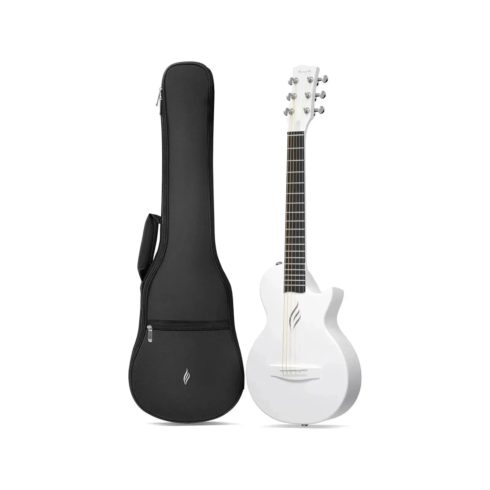 Enya Nova Go Mini Acoustic Guitar - White