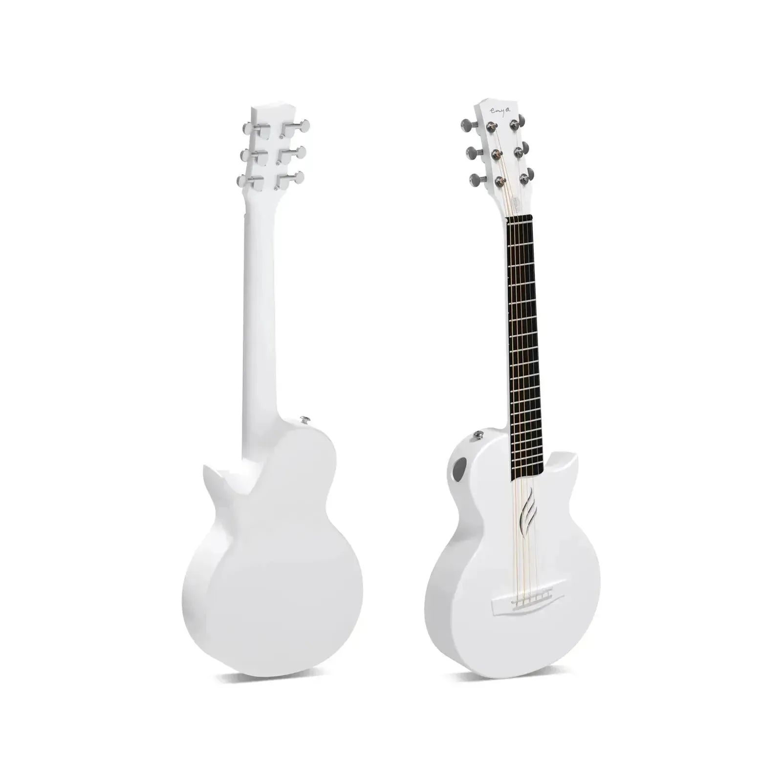 Enya Nova Go Mini Acoustic Guitar - White