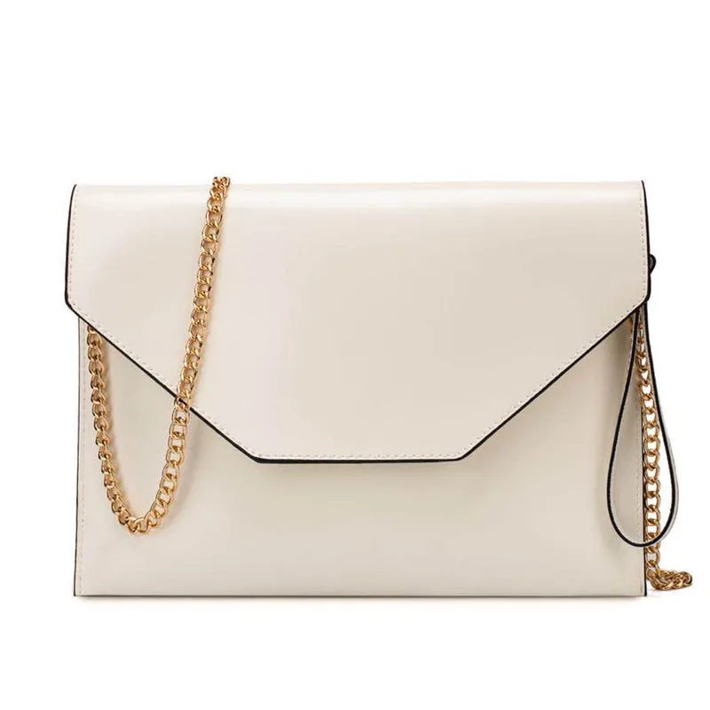 Fashion Ladies Envelope Clutches Chains Design Female Shoulder Bag PU Leather women Crossbody Bags party lady Clutch purses