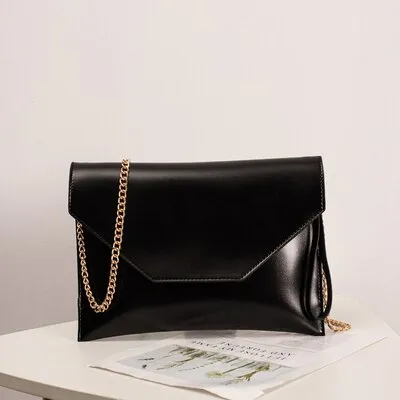 Fashion Ladies Envelope Clutches Chains Design Female Shoulder Bag PU Leather women Crossbody Bags party lady Clutch purses