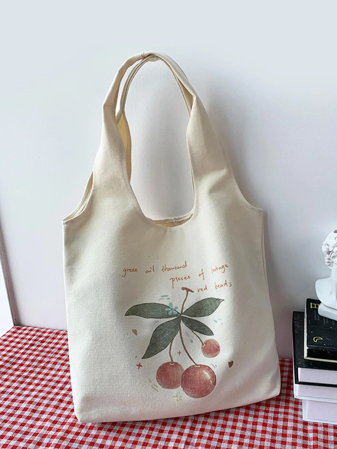 Fruit Graphic Shopper Bag