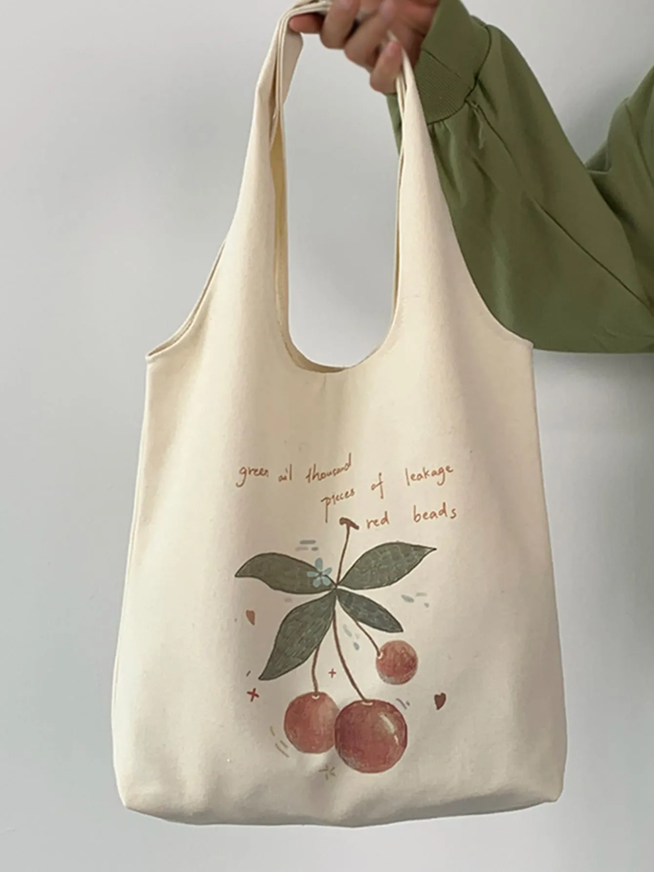 Fruit Graphic Shopper Bag