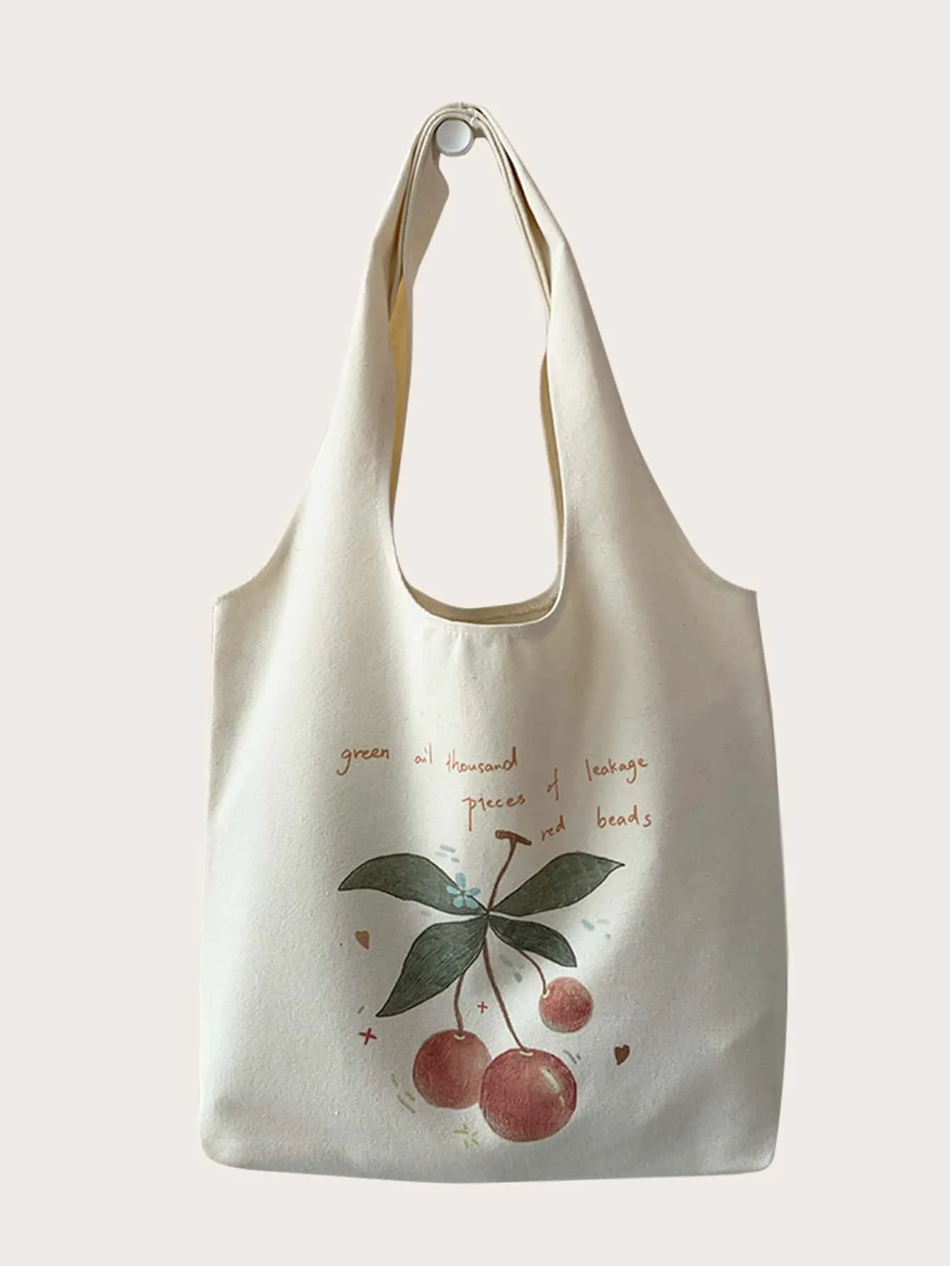Fruit Graphic Shopper Bag