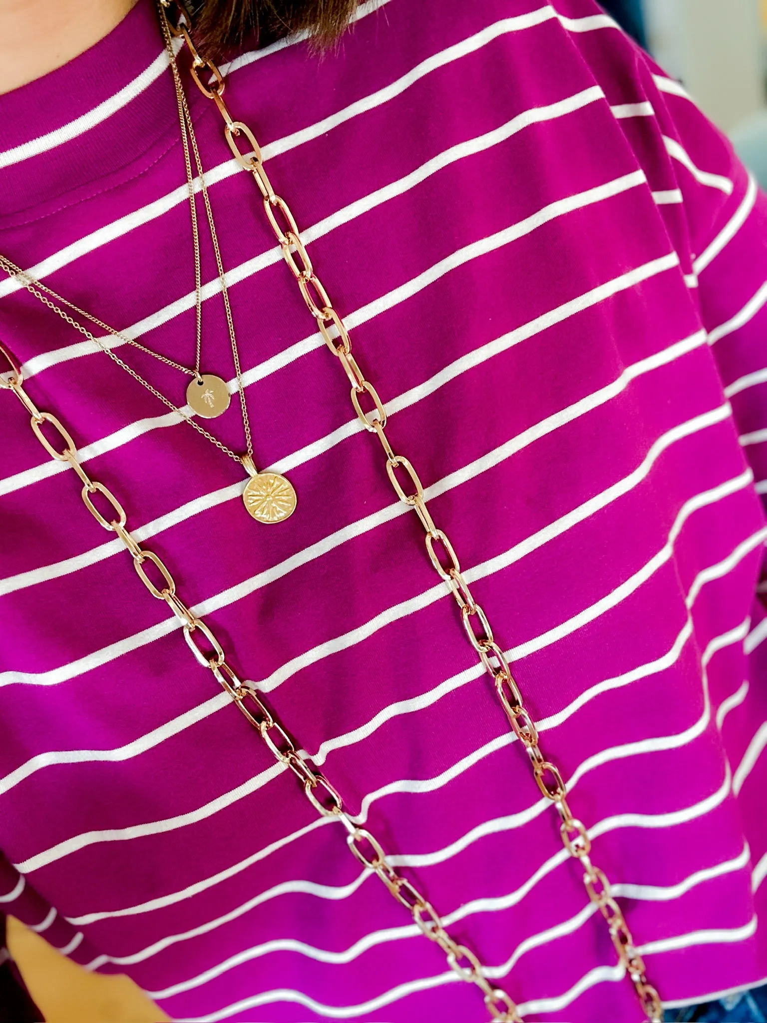 Goldi Paperclip Chain