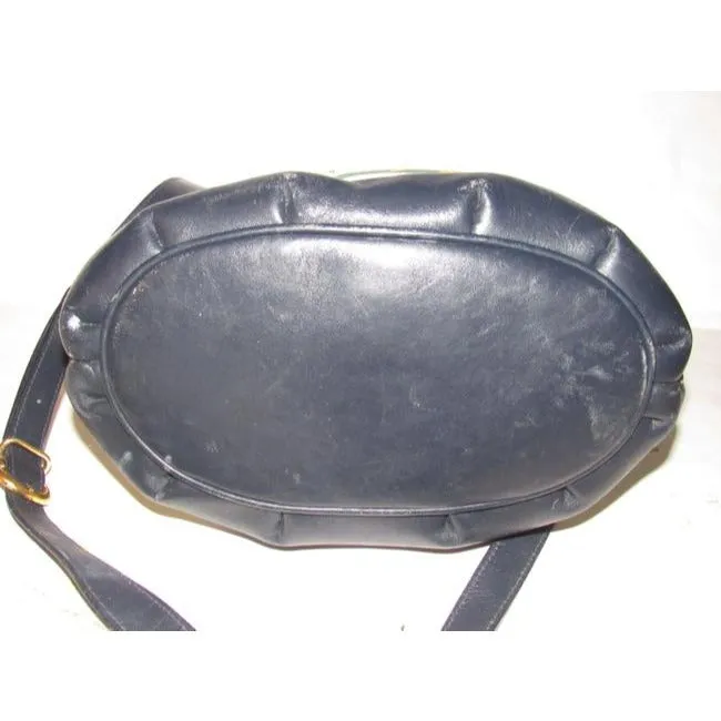 Gucci Garden Souvenir Vintage Pursesdesigner Purses Floral Print Canvas And Navy Blue Leather Satche