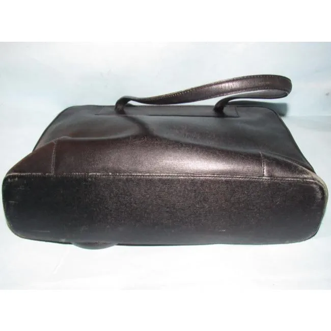 Gucci Vintage Pursesdesigner Purses Black Matte Leather Satchel