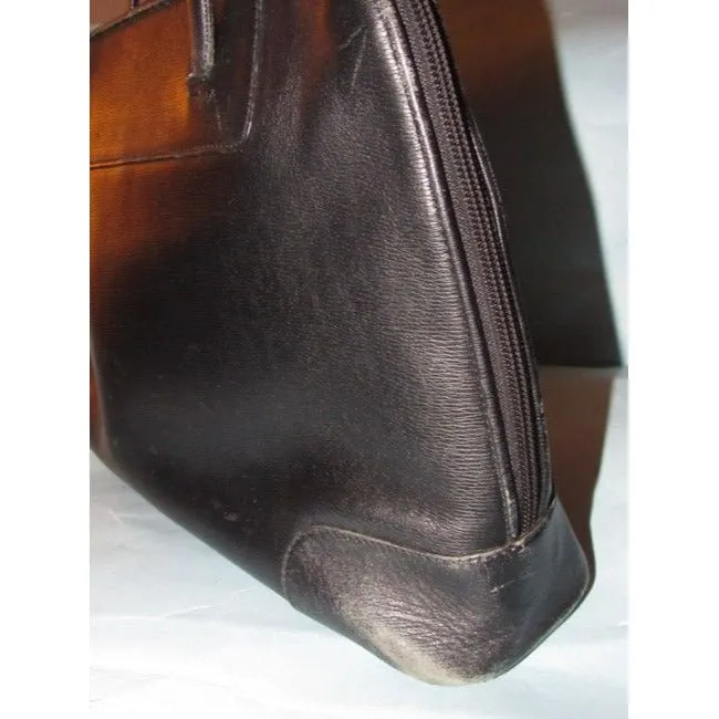Gucci Vintage Pursesdesigner Purses Black Matte Leather Satchel
