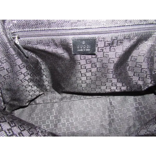 Gucci Vintage Pursesdesigner Purses Black Matte Leather Satchel