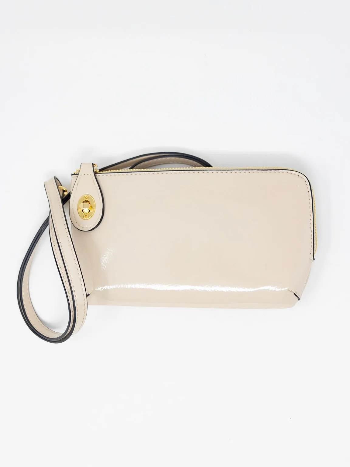 Kendall Gloss Crossbody Wristlet