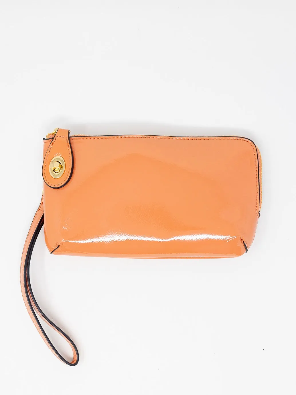 Kendall Gloss Crossbody Wristlet