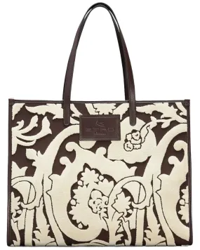 Medium Globetrotter Shopping Bag in Brown