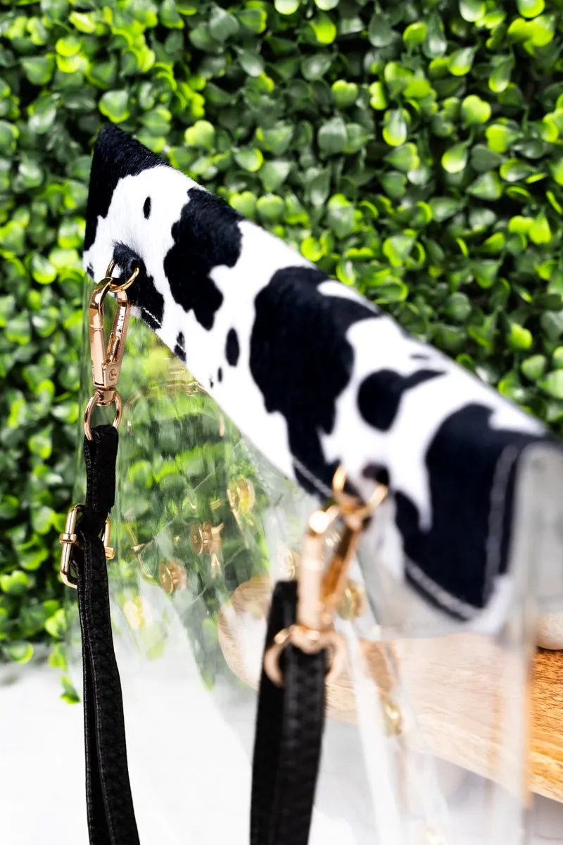 NGIL In The Clear Bertie Cow Envelope Clutch