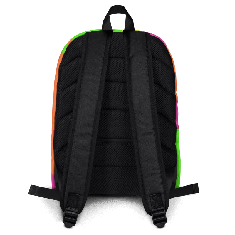 Pink & Green Camo Backpack
