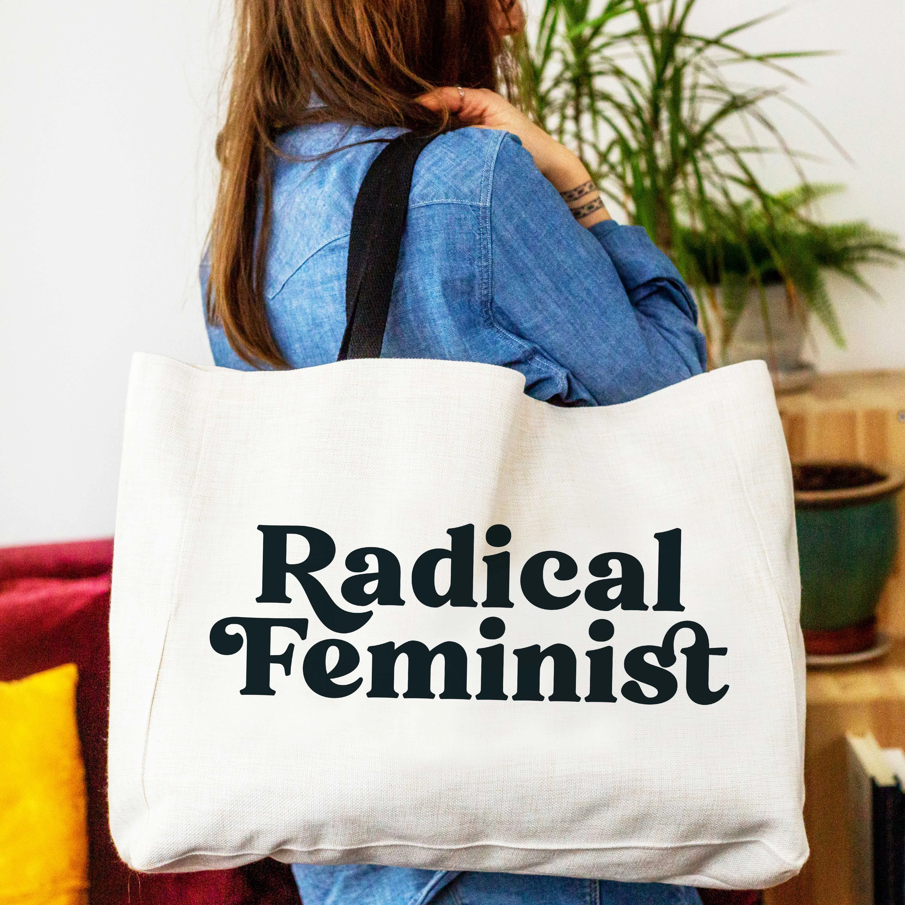 Radical Feminist Big Tote Bag