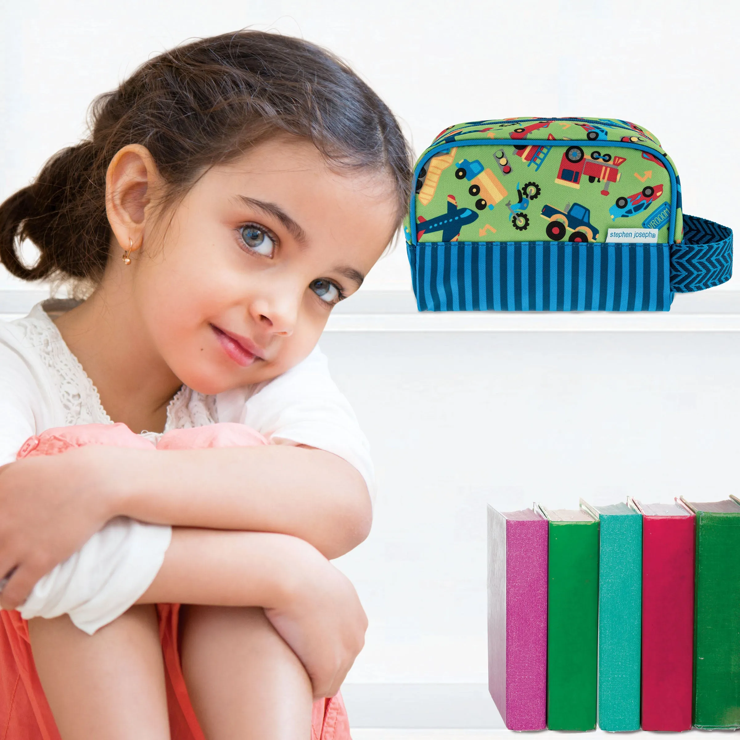Stephen Joseph Kid's Travel Toiletry Bag, Transportation