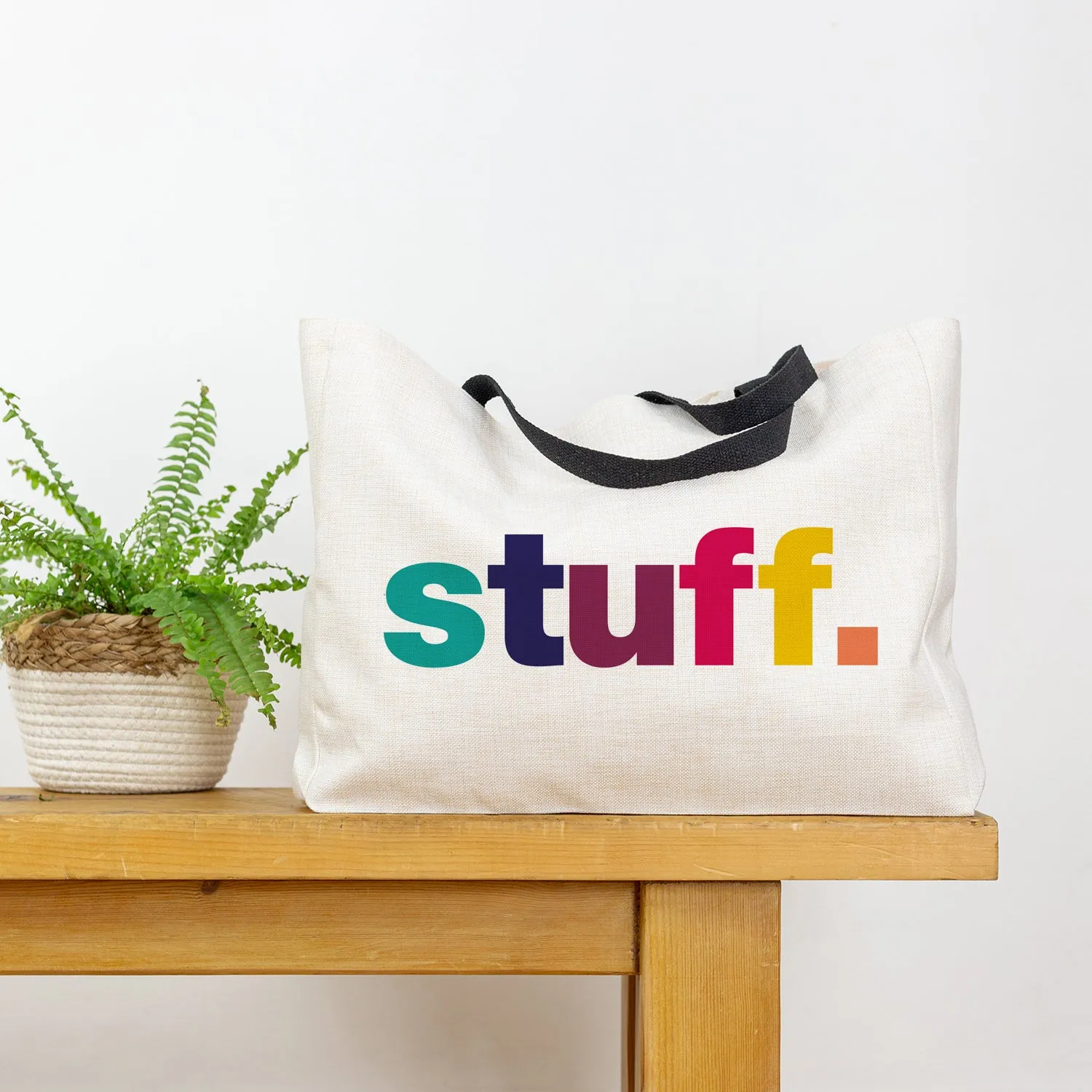 Stuff Large Tote Bag